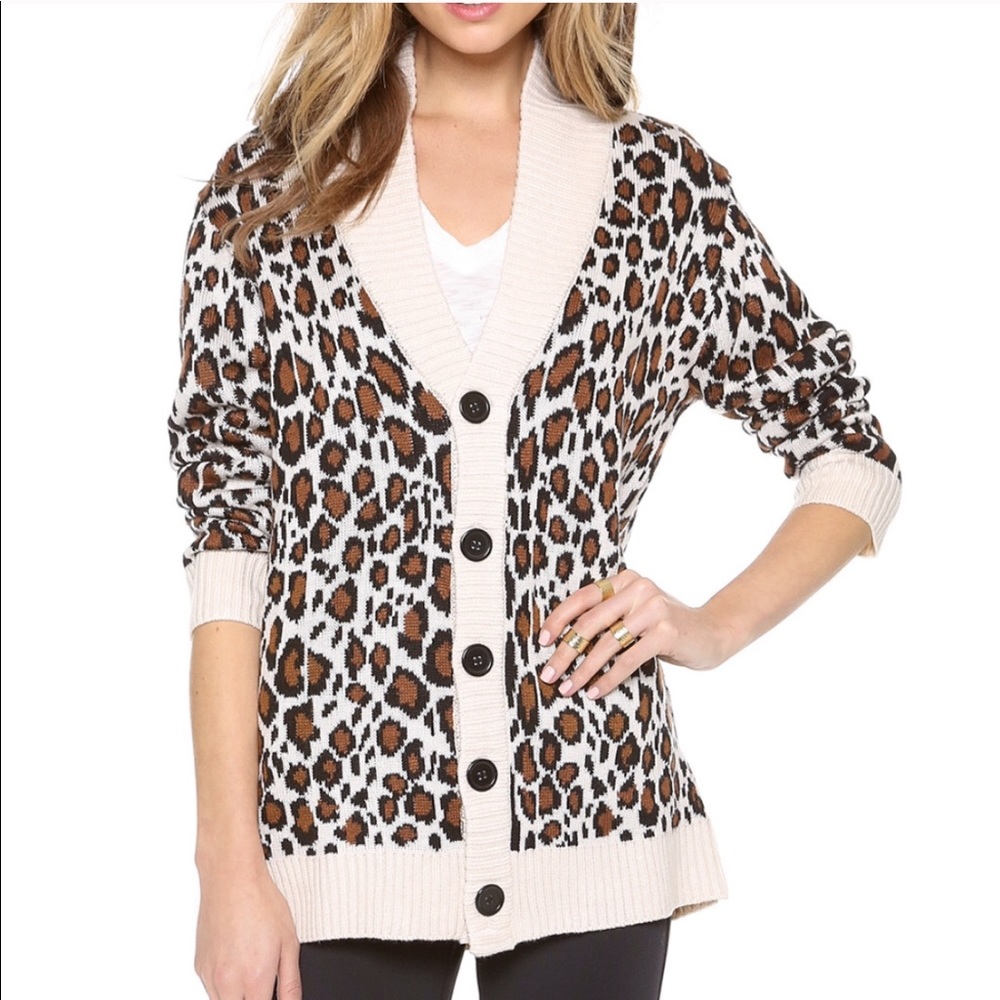 Mara Hoffman Leopard print cardigan